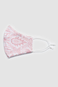 x POMMIE Vishapagorg silk face mask in pink